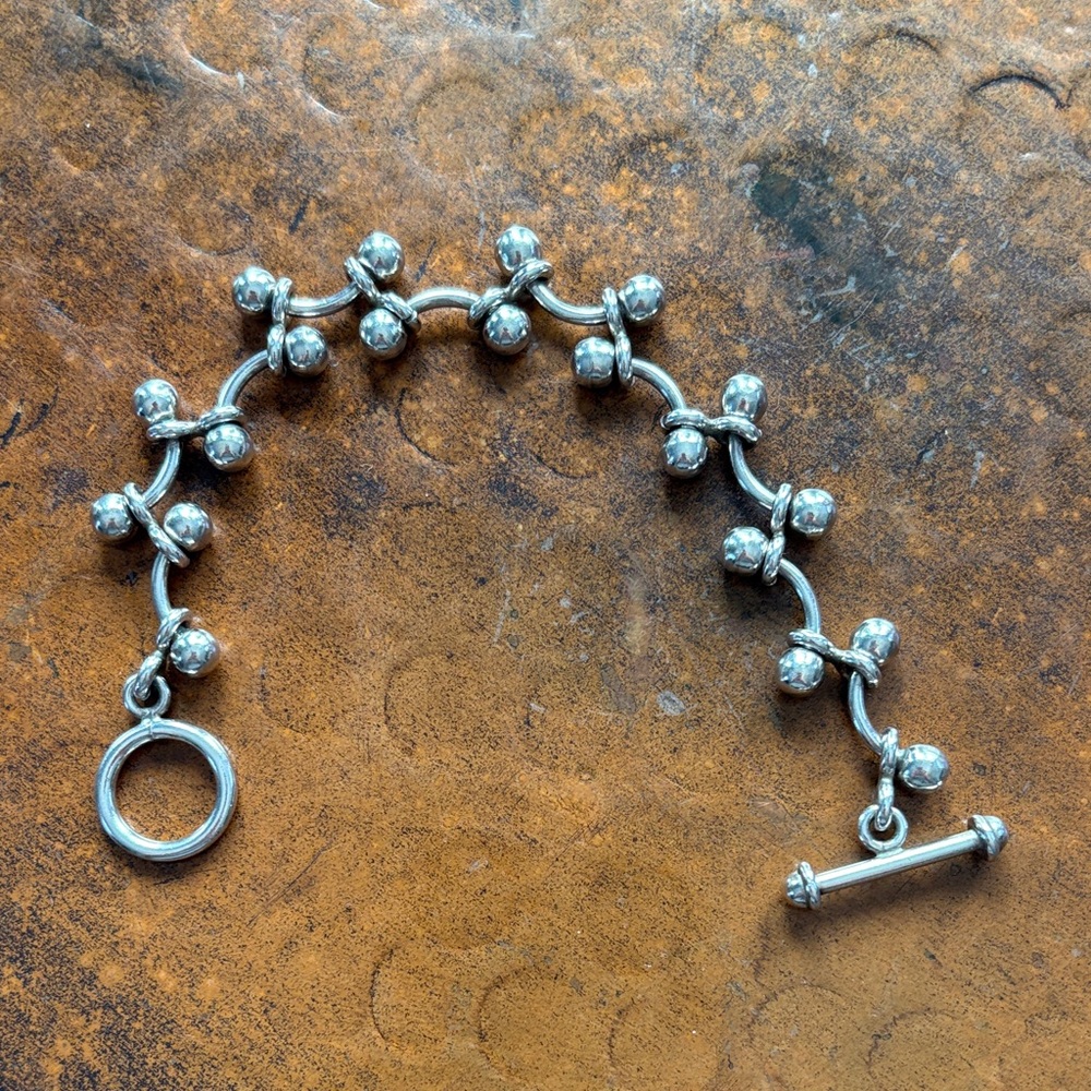 Silpada Silver Beaded Bracelet